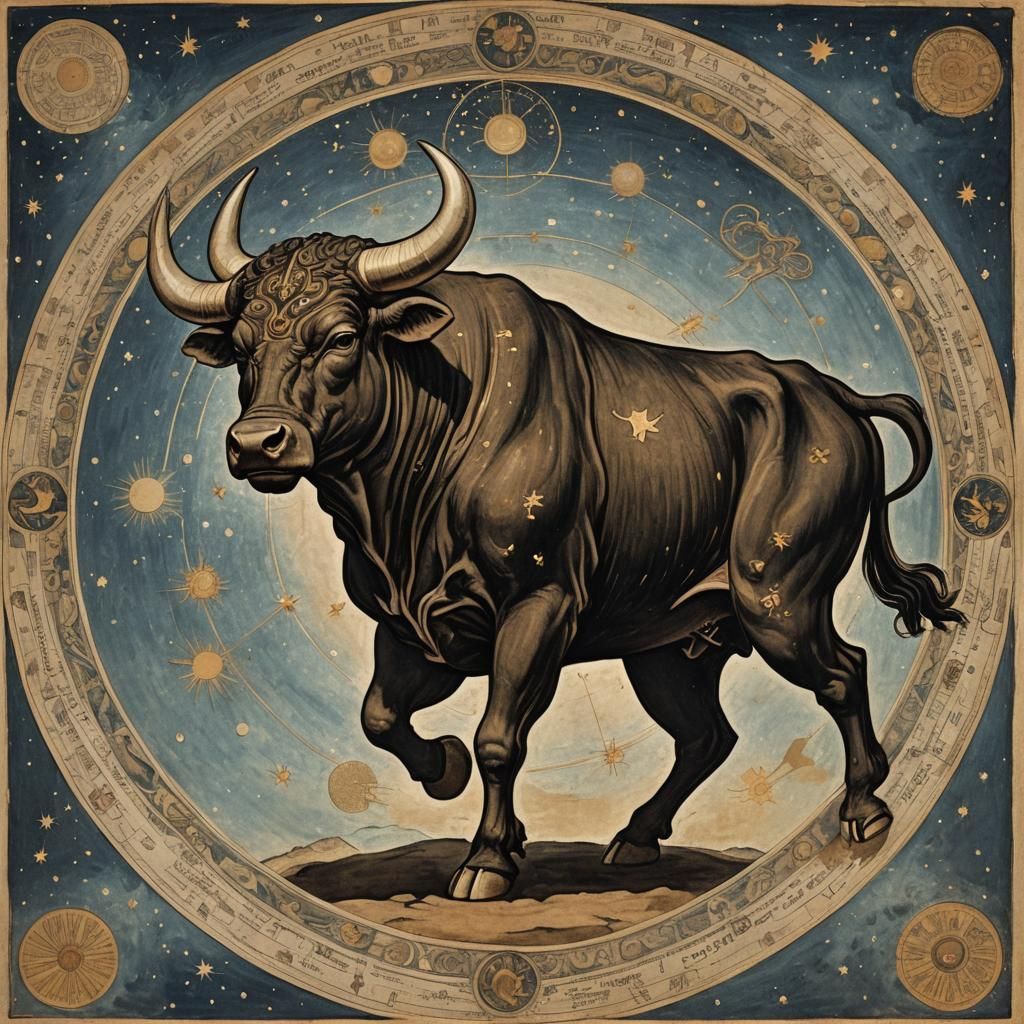 Cosmic Taurus: Bull in the Starry Sky