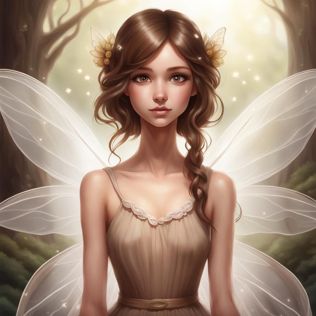 Plain Fairy with Translucent Wings