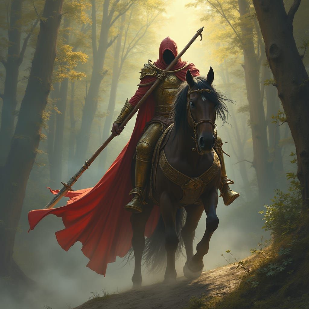 Vibrant Digital Artwork in Cyberpunk Style