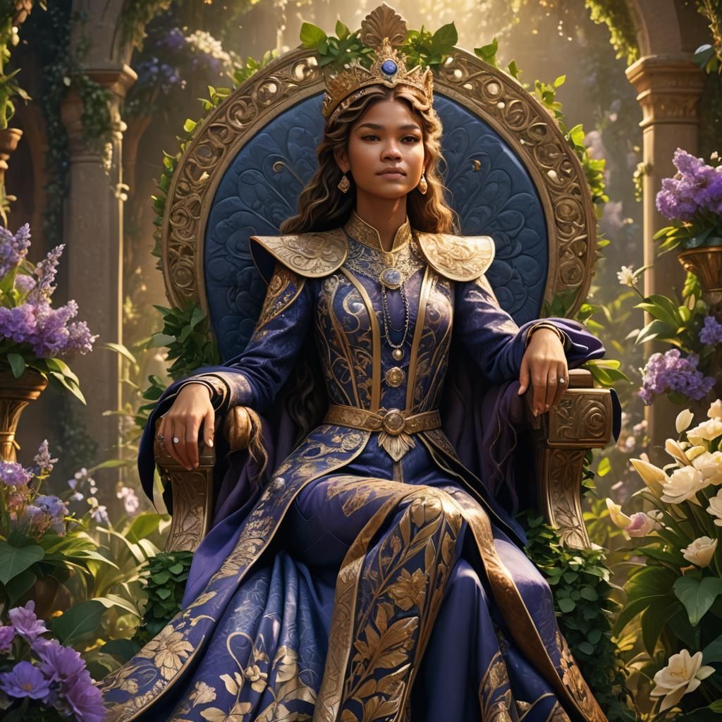 Zendaya as Queen of Peace: Fantasy Concept Art