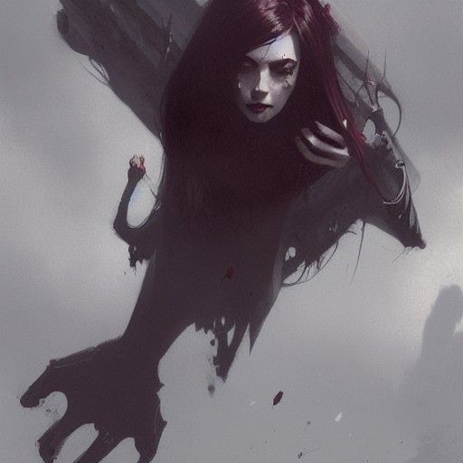 Sinister Hanging Figure in Dark Fantasy Art