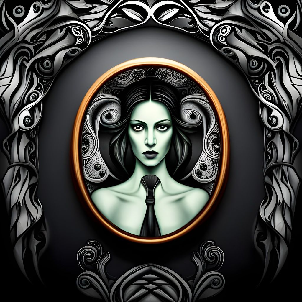 Lovecraftian Magic Mirror Reflecting Bloody Mary