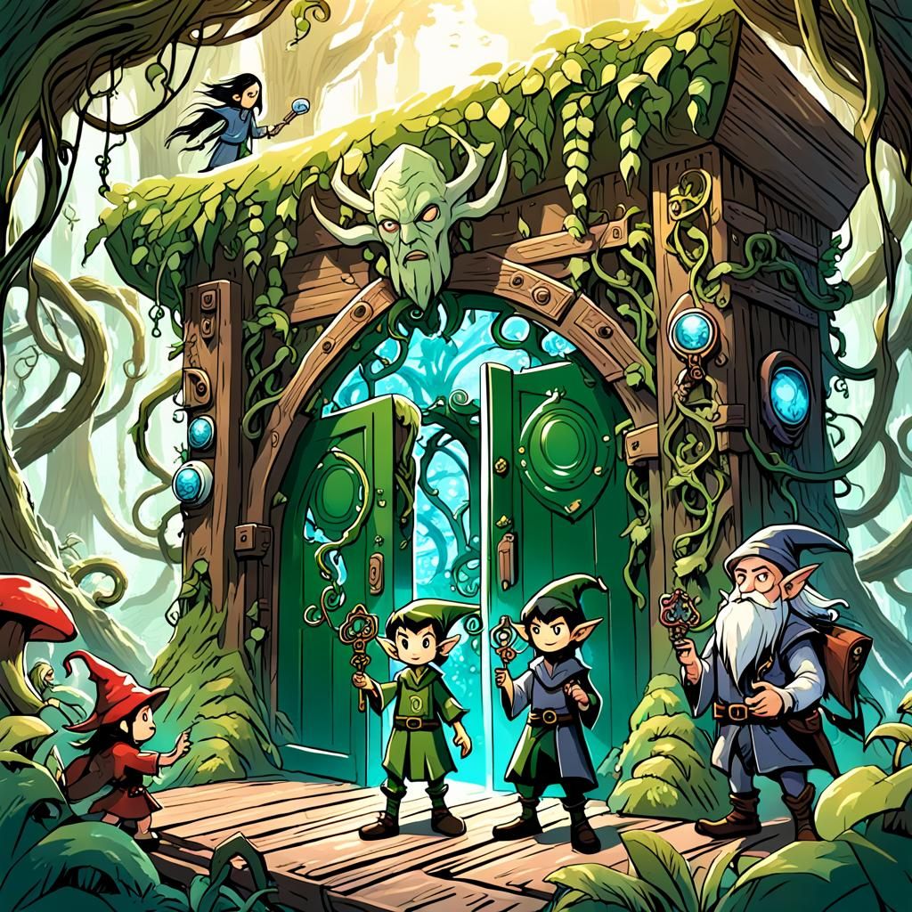 Elf Opens Doors to Fantasy Worlds in Surreal Jungle
