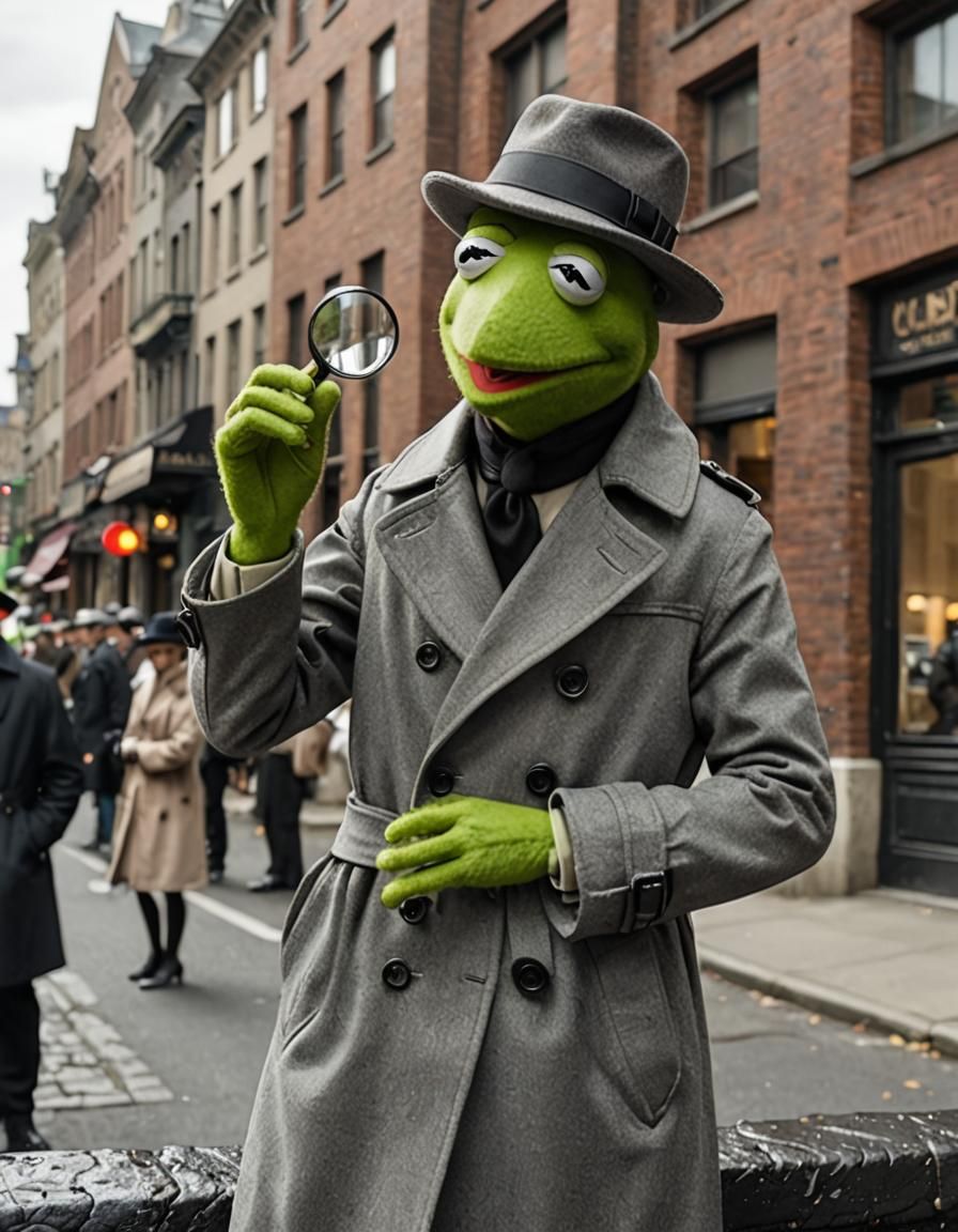 Kermit the Frog Investigates a Crime Scene