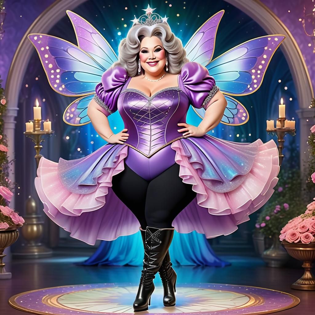 Curvy Fairy Godmother with Elaborate Details