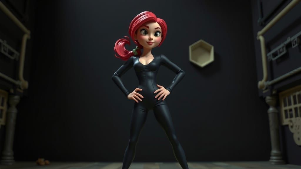 Team Rocket's Jessie in Stop Motion Clay Style