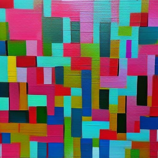 Psychedelic Clowns and Jesters in Oil on Canvas