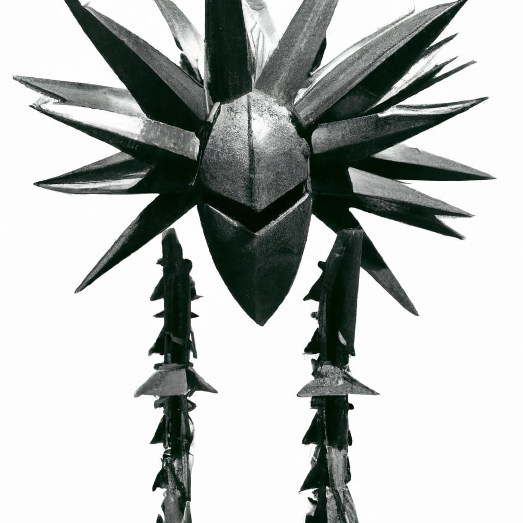 Wrought Iron Gate Golem Construct: A Photorealistic Monster