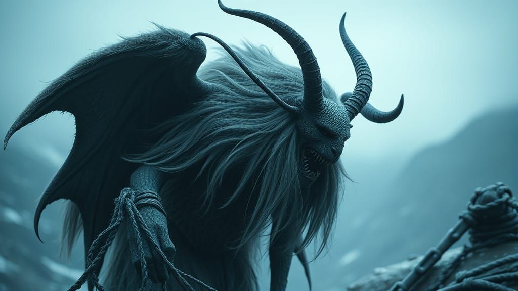 Enchanting Scandinavian Forest Spirit in Realistic Detail