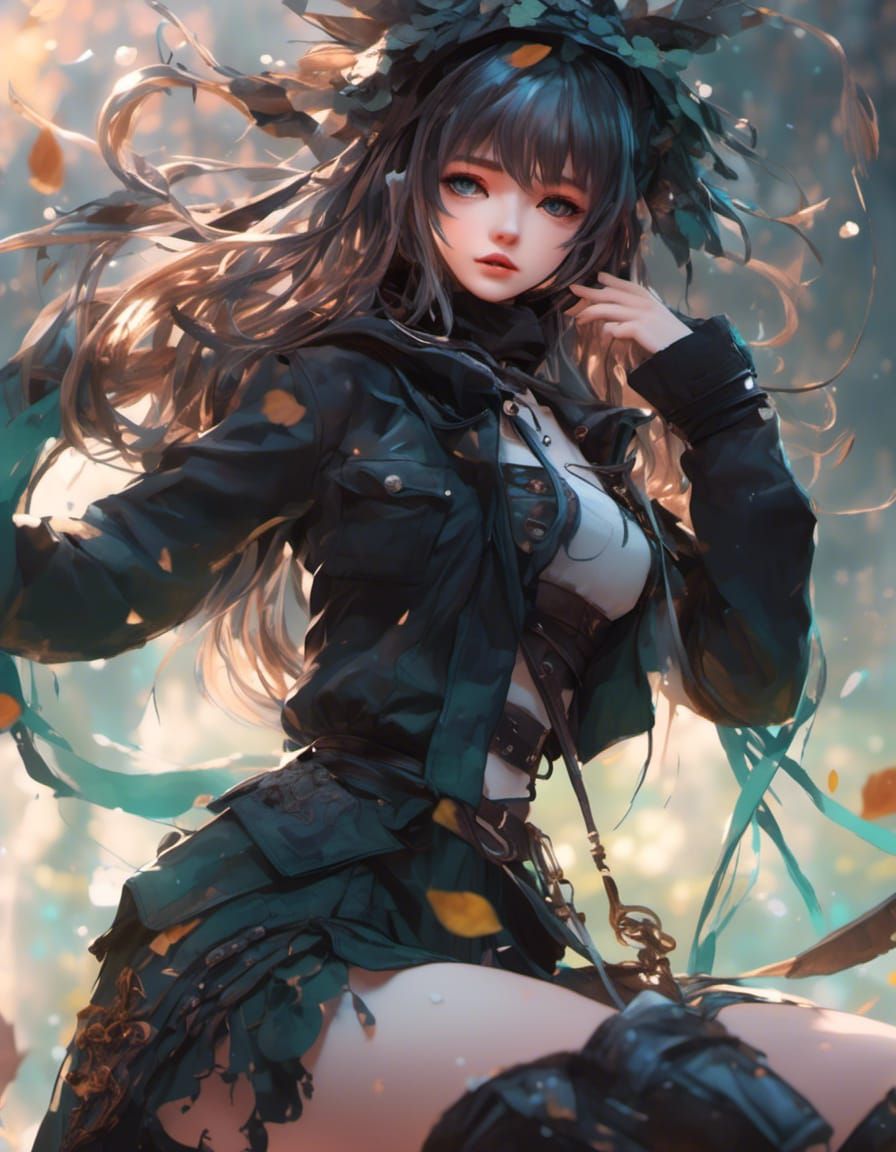 Anime Style Girls with Diverse Attributes