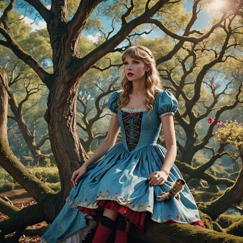 Alice in Wonderland: A Cinematic Film Still
