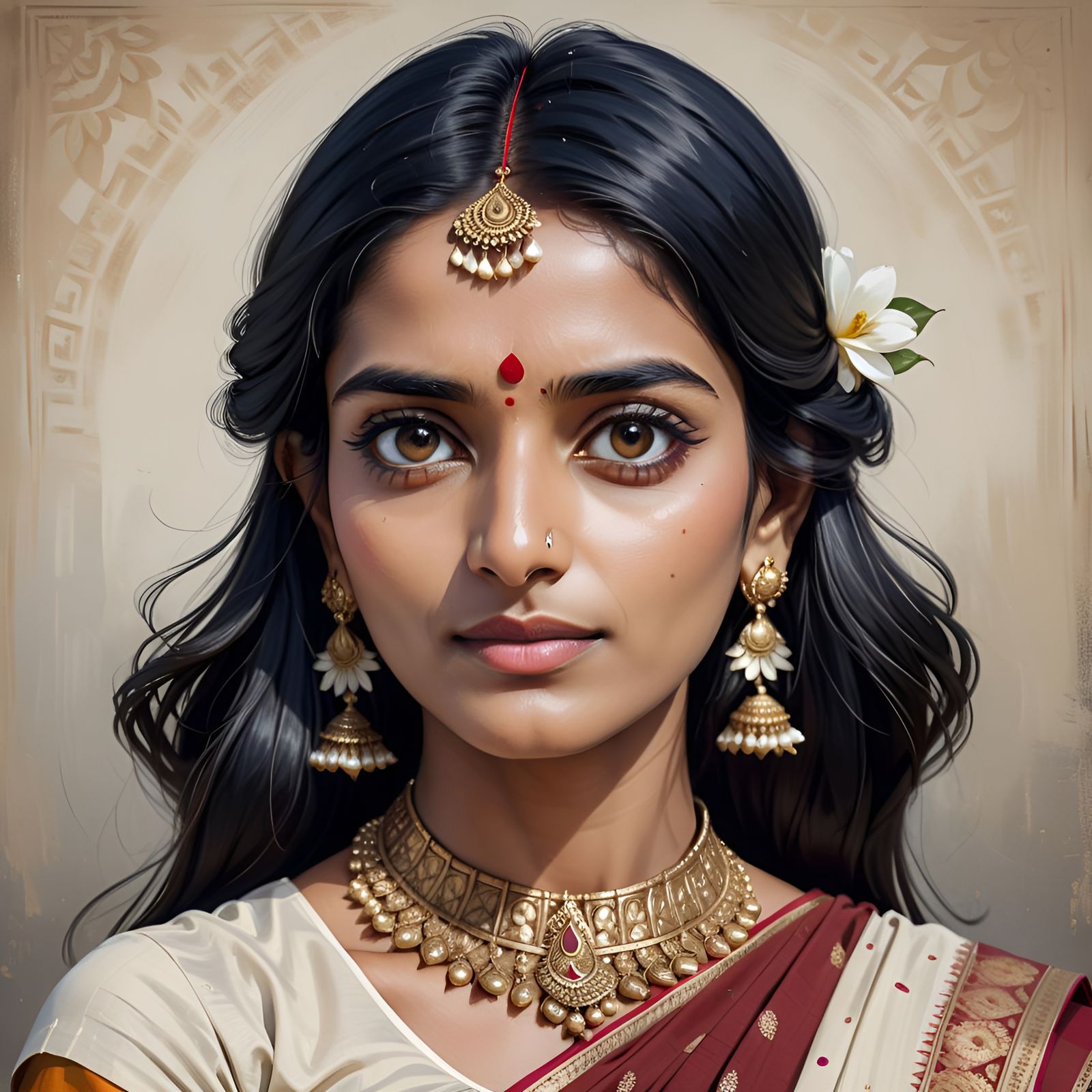 Portraits of Diverse Indian Women in Analog Style