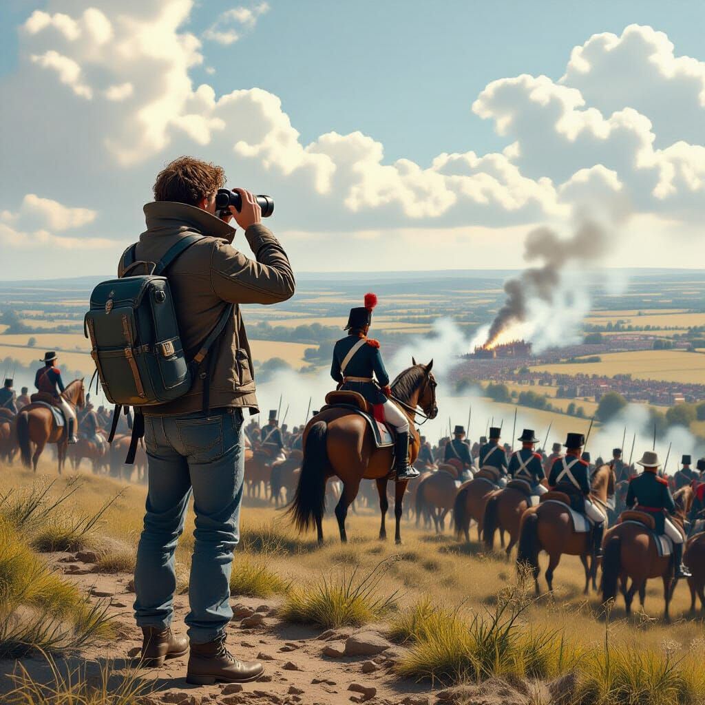 Time Traveler Witnesses Battle of Waterloo