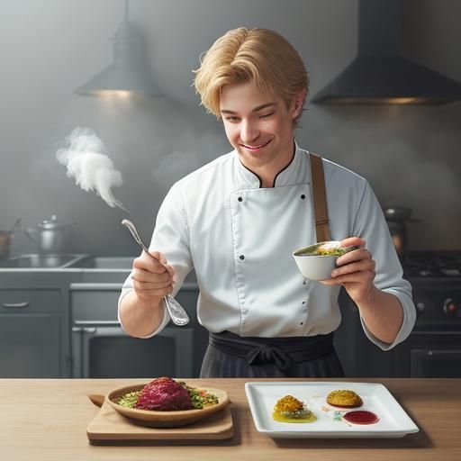 Cozy School Cafeteria Scene in Thomas Kinkade Style