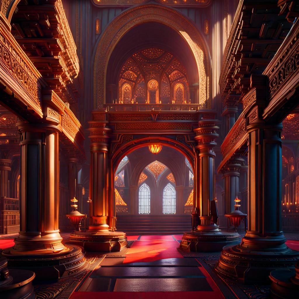 Fantastical Heaven Concept Art in Deep Color