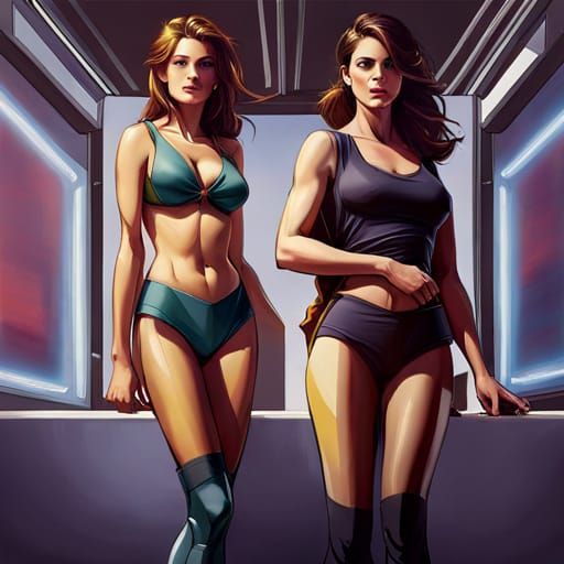 Princess Belle on the Beach in Hyperrealistic Style