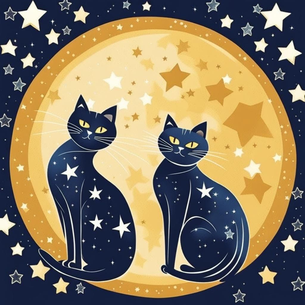 Jellicle Cats Under the Jellicle Moon