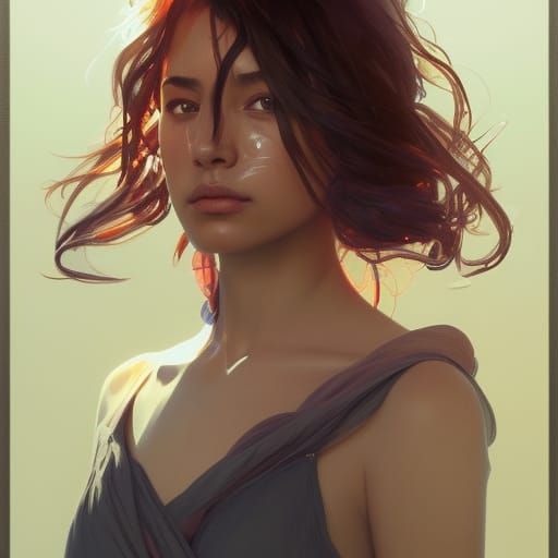 Detailed Portrait with Dynamic Lighting