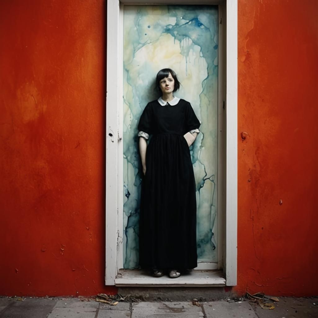 Hyperdetailed Magical Being in Alcohol Ink Style