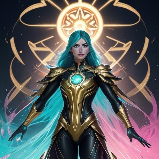 Majestic Figure in Extreme Theme Park