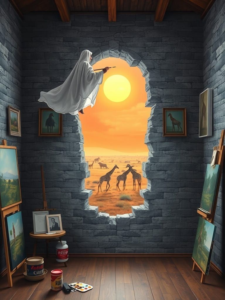 Ethereal Artist Ghost Conquers Time and Space