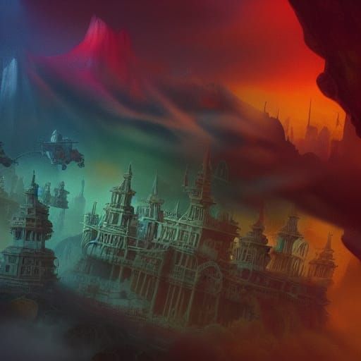 Epic Gummy Bear: Cinematic Digital Matte Painting