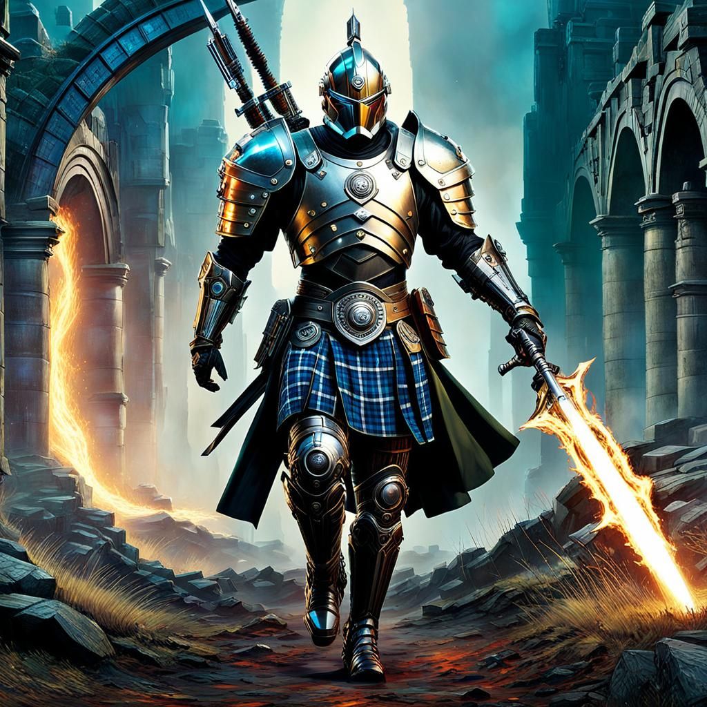 "Futuristic Warrior"