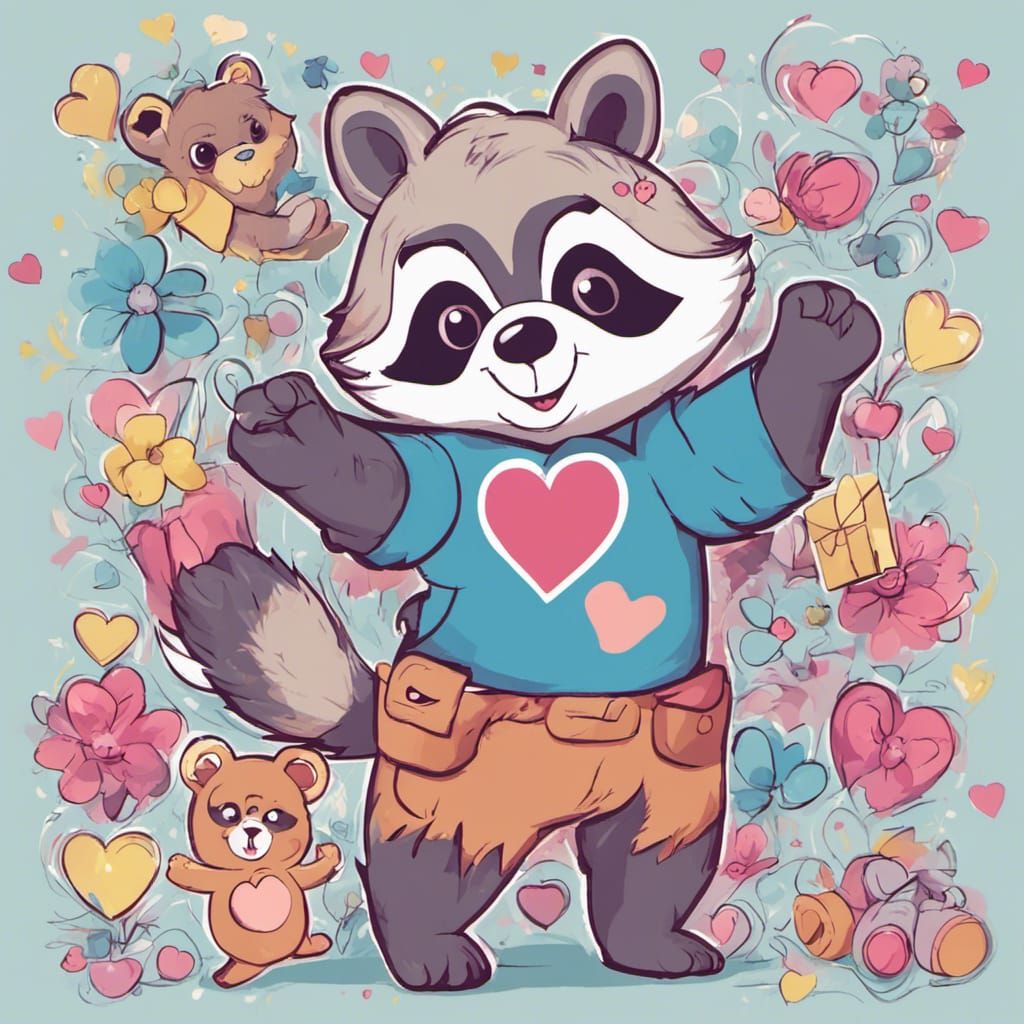 Bright Heart Raccoon, Care Bear Cousins