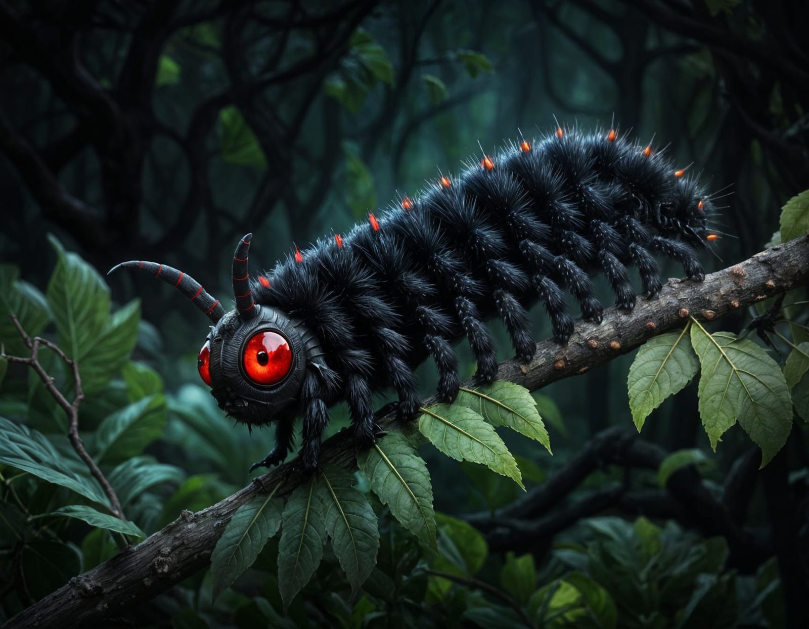 Adorable Creepy Baby Mothman Concept Art