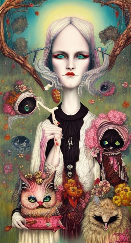 Surreal Gothic Reimagining of American Gothic