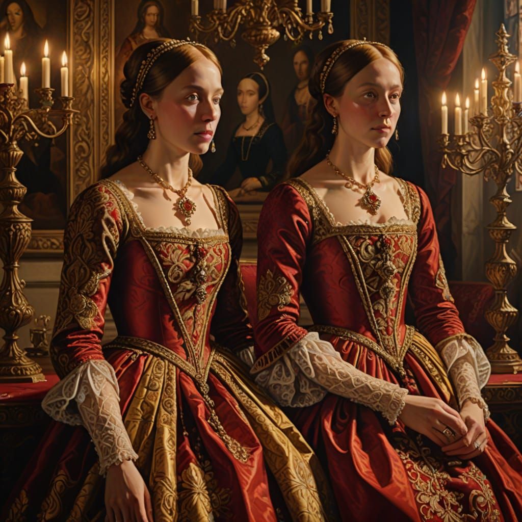 Elizabeth and Margaret Tudor