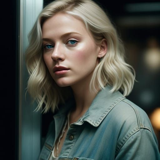 AI Image of a Blonde Haired Person