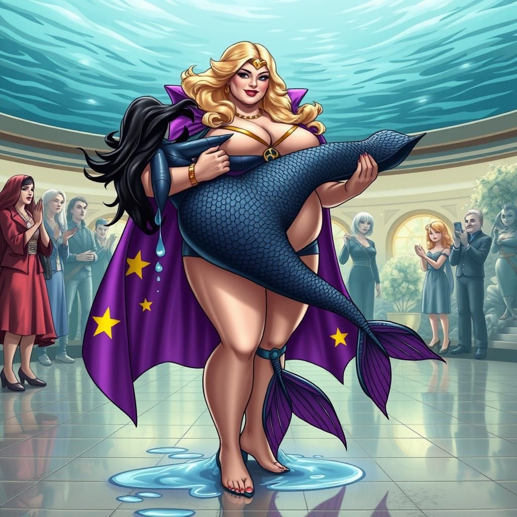 Supergoddess Saves Plus-Size Mermaid in Dystopian Peninsula