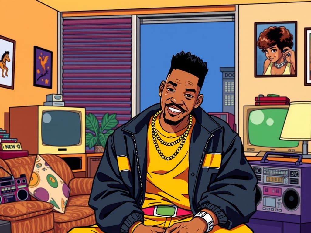 Fresh Prince in Anime Style
