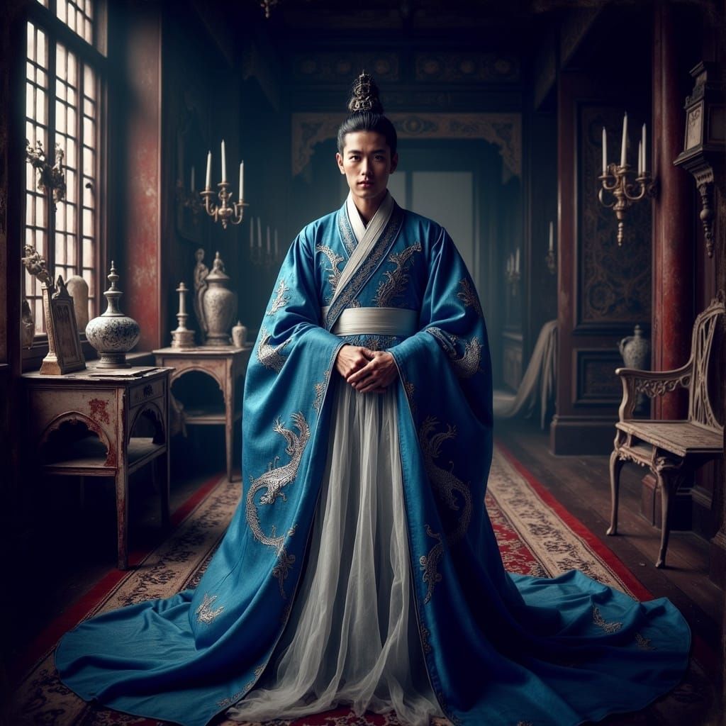 Korean Prince Jangheon with Ghostly Sibling in Royal Palace