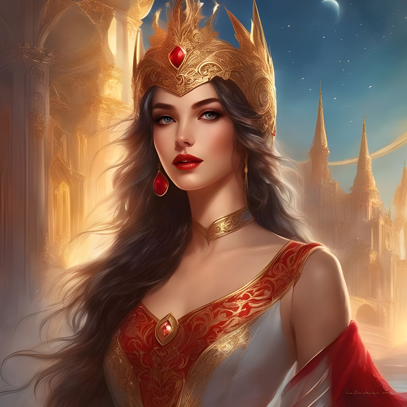 Princess in Helmet: A Royo and Karol Bak Inspired Portrait