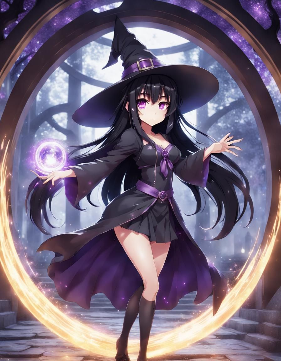 Kawaii Witch Bending Reality, Anime Style