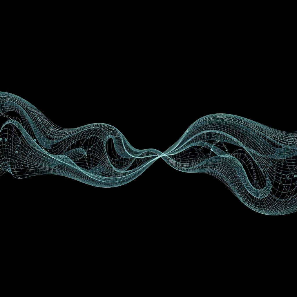 Abstract Vector Fractal with 3D Shading