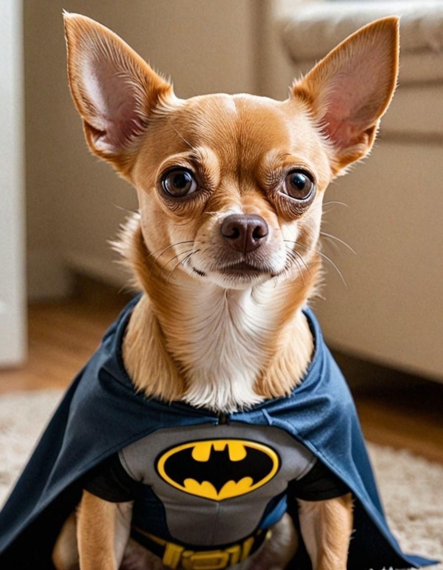 Chihuahua as 1960s Batman