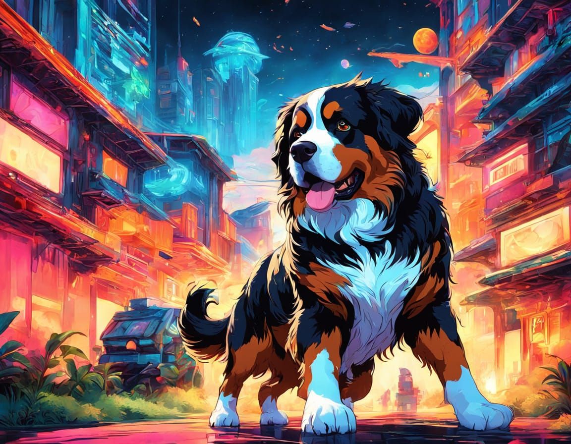 Epic Fantasy Anime Artwork in Vibrant 80s Manga Style