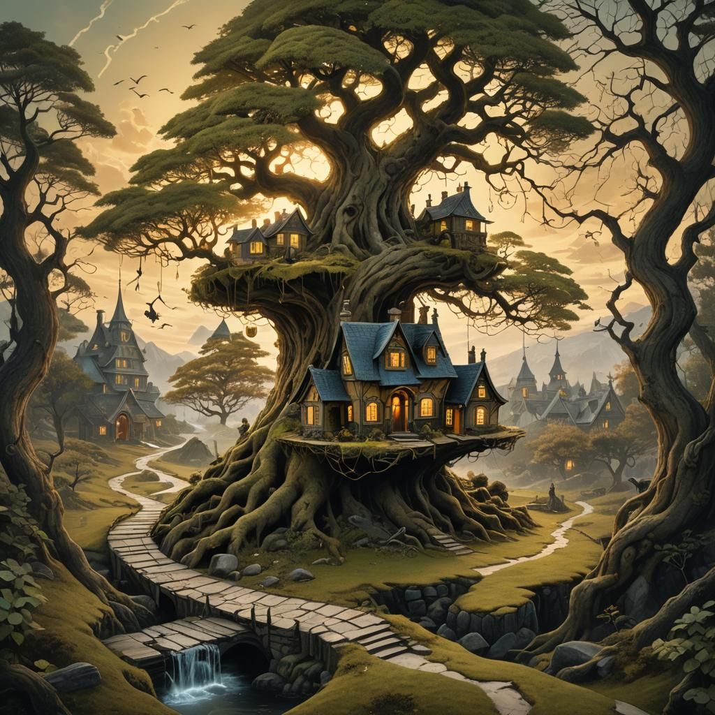 Surreal Portal to a Fantastical Dreamland