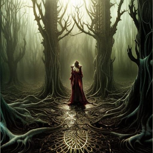 Queen of Light and Prince of Peace: Digital Art