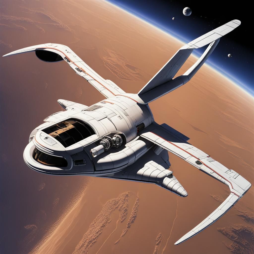Liberator Light Freighter in Space Pursuit