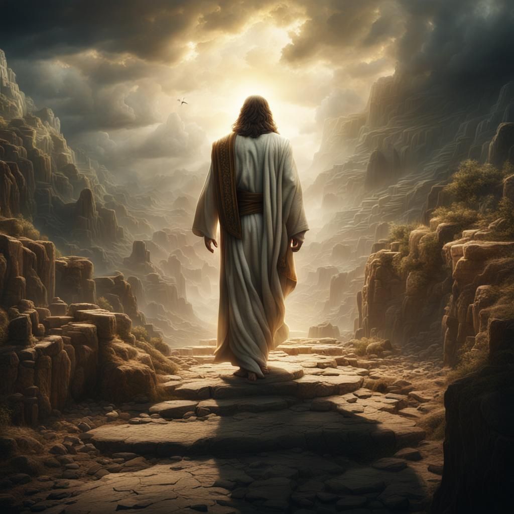 Jesus' Resurrection: A Cinematic Digital Painting