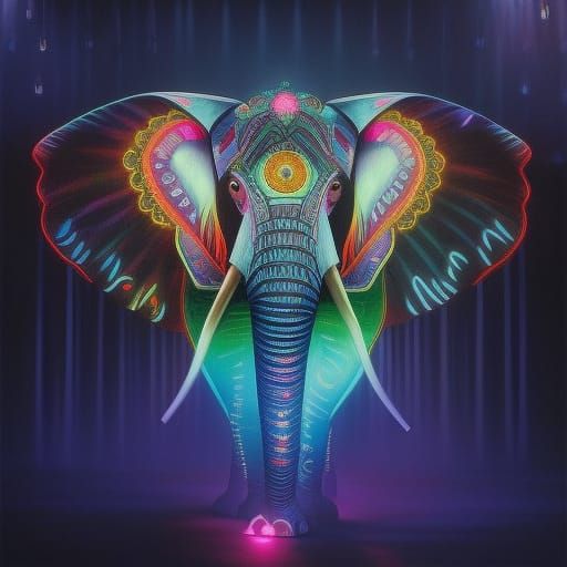 Neon Elephant