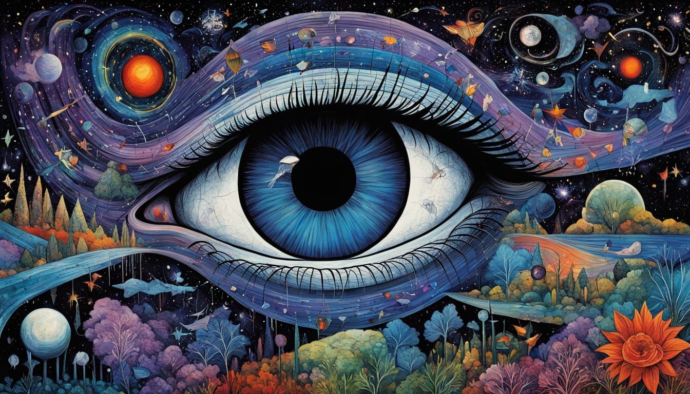 Vibrant Bio Art Depicting Resilience and Connection to Natur...