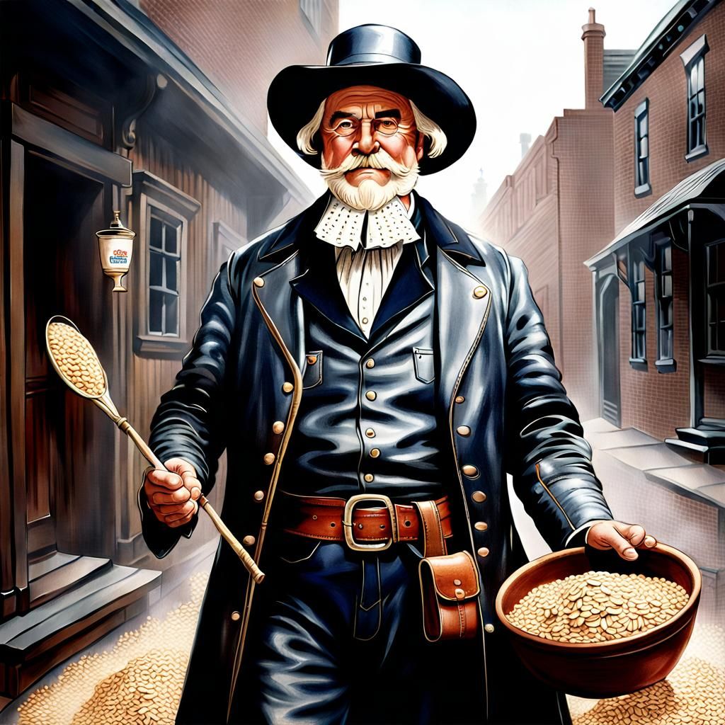 BDSM Quaker Oats Man with Whip