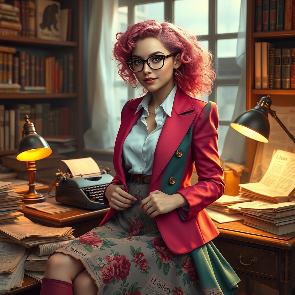 Whimsical Writer's Sanctuary in Vintage Inspiration