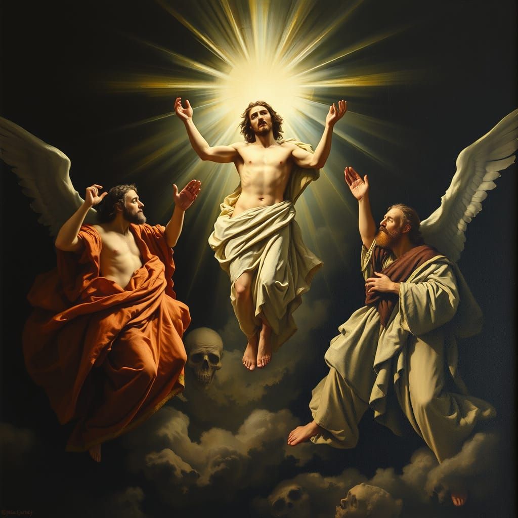 Jesus in Majestic Baroque Splendor