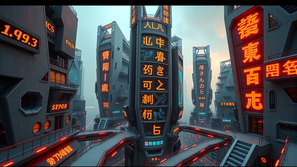 Neon Cyber Metropolis